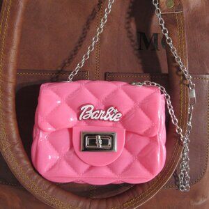 BARBIE MINI PURSE OPTIONAL LONG CHAIN STRAP NEW PINK